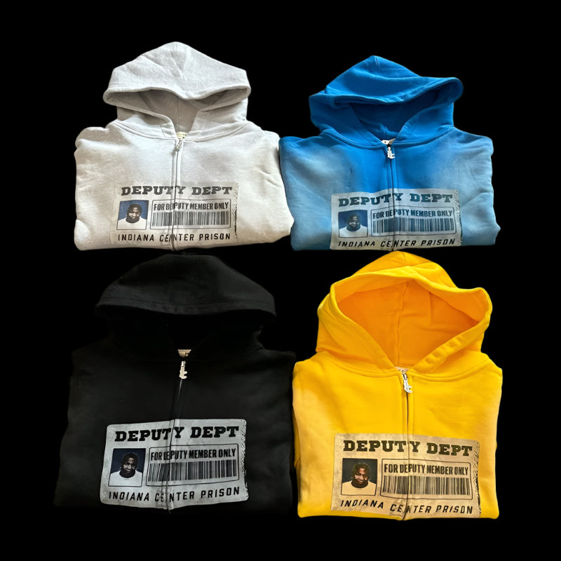 DEPUTY DEPT ZIP UP HOODIE