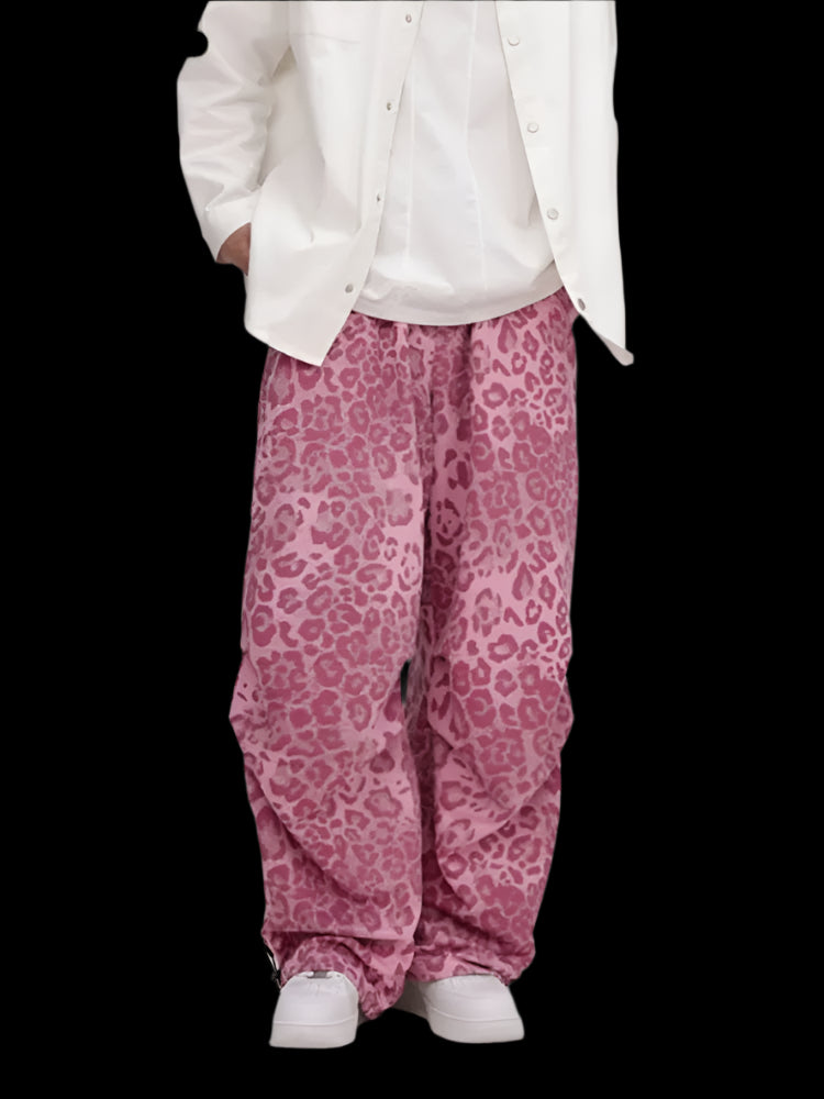 "Hush" Pink Leopard Jeans
