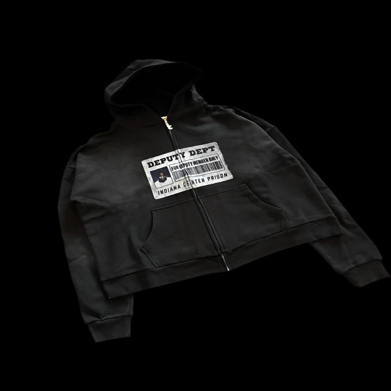 DEPUTY DEPT ZIP UP HOODIE